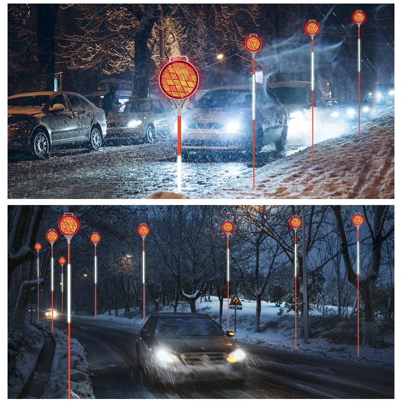 Reflective Snow Stakes Poles (4)