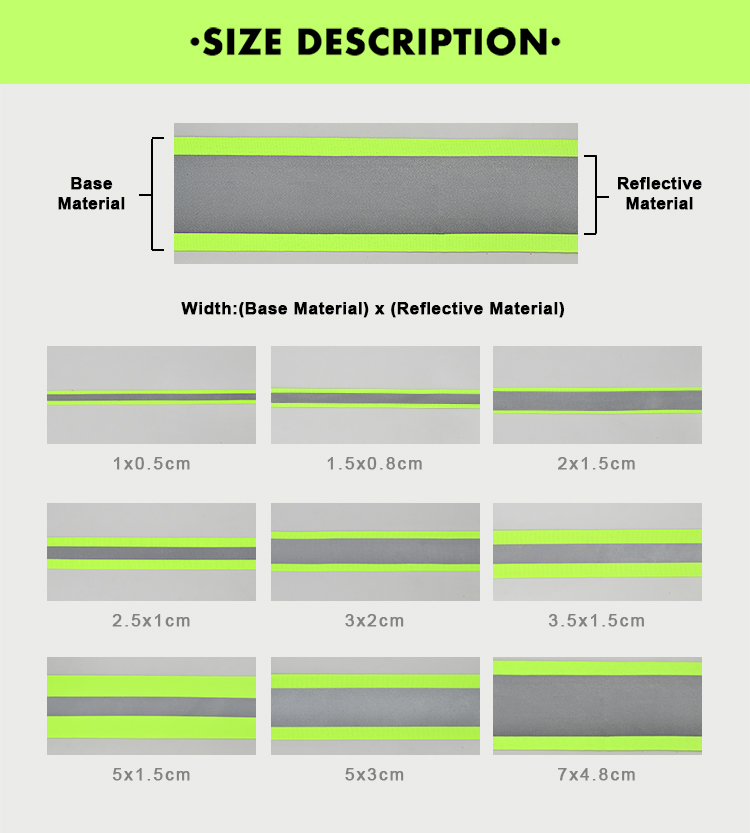 Fluorescent reflective tape (12)